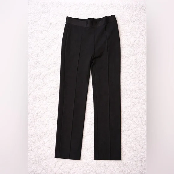Everlane Black Tailored Trousers Women’s Size 4 Straight Leg Work Pants - Picture 1 of 6